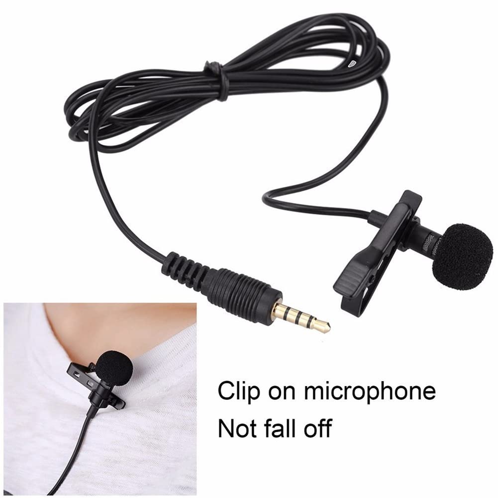 Microfono a risvolto – Noise Cancellin Tiny – Microfono multiuso per karaoke, mixer e conferenze