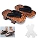 Japanese Wooden Clogs Sandals Japan Traditional Shoes Geta With Tabi Socks (US 9/26.5cm)