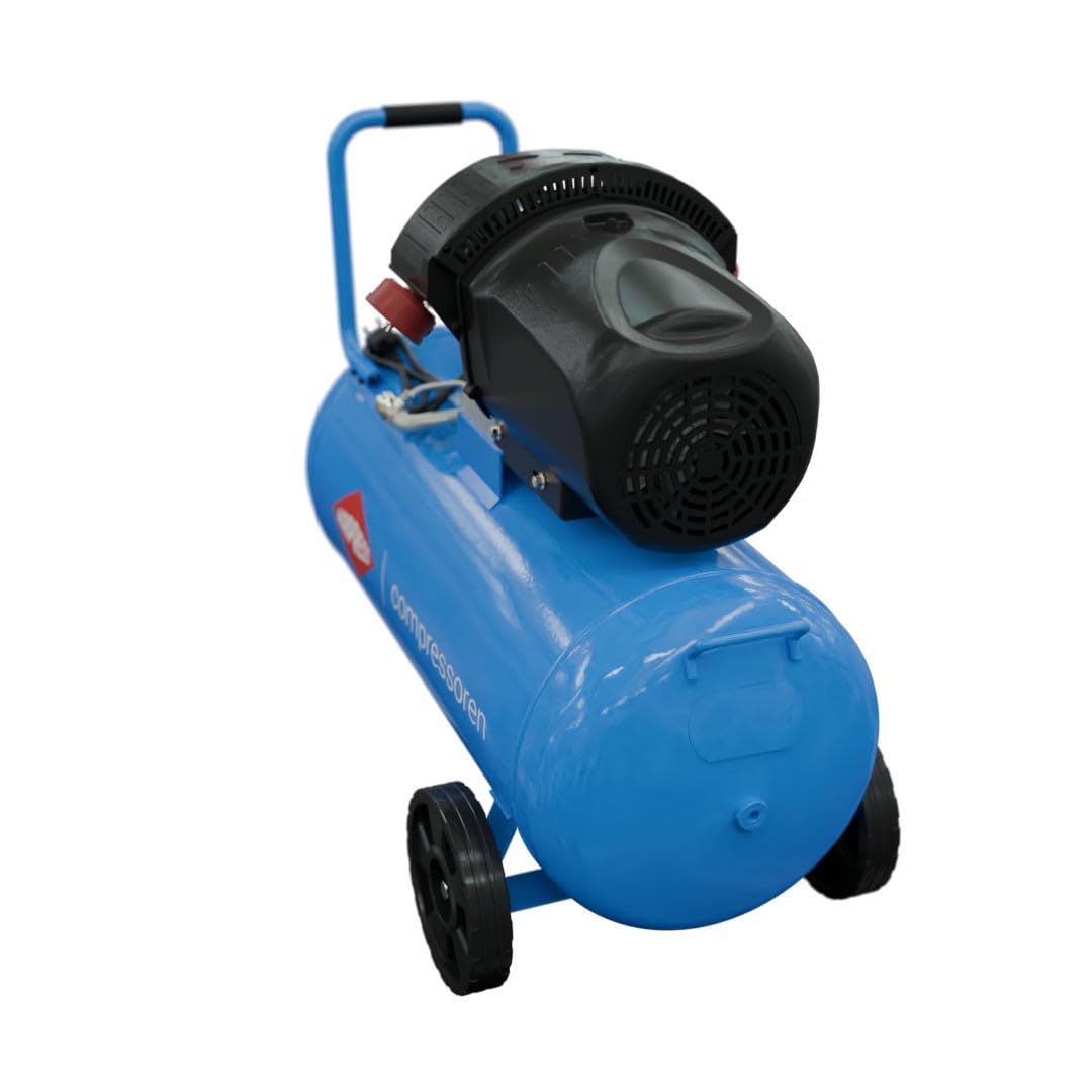 AIRPRESS - Compresor de Aire de dos pistones HL 425-90V 10 Bar 3 CV/2.2 KW 230 /min 90 LTS. con Juego de 6 Accesorios neumáticos