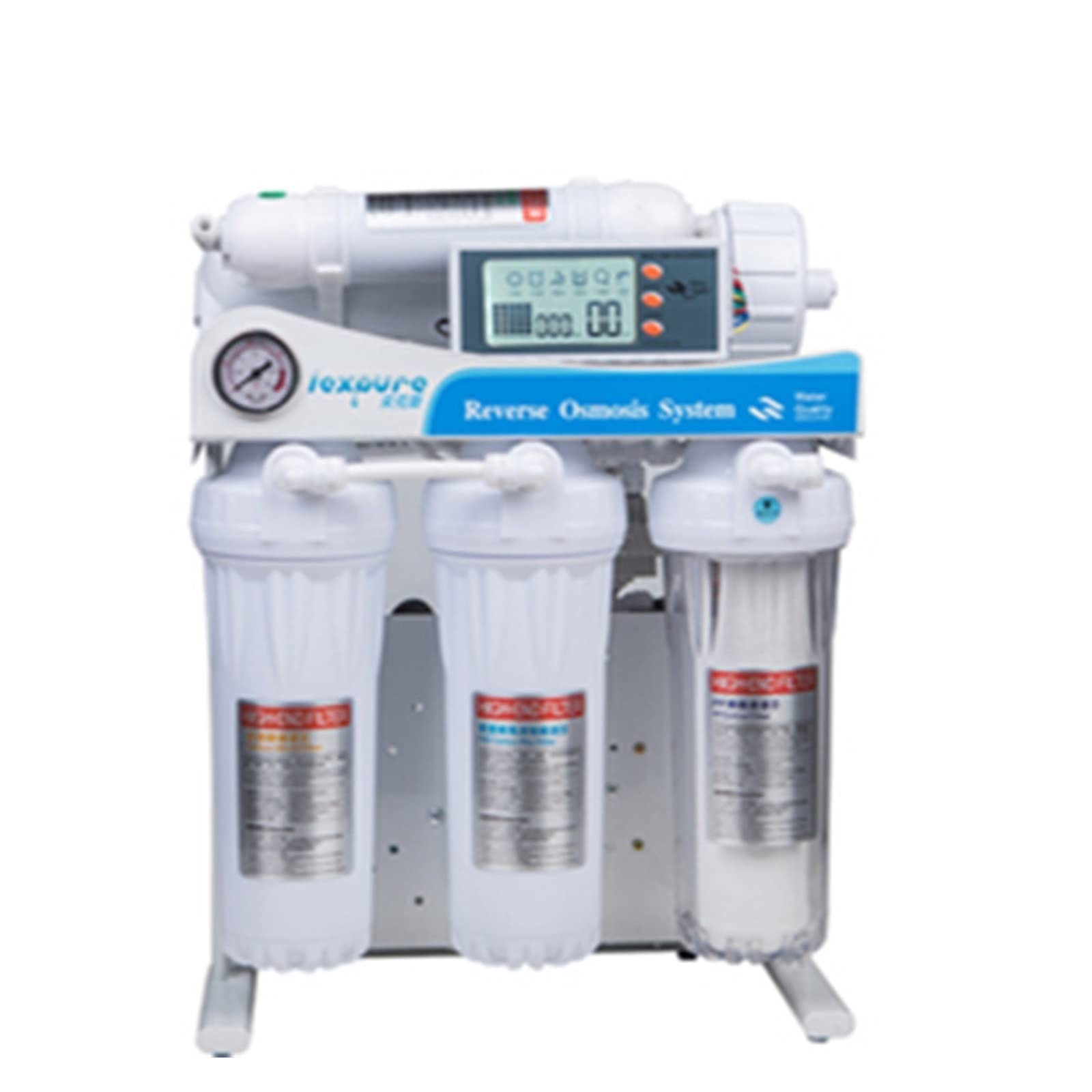 CVFRDD 800gpd Level 5 filtering ro reverse osmosis system filter system aquarium filter system Smart Auto Water Purifier