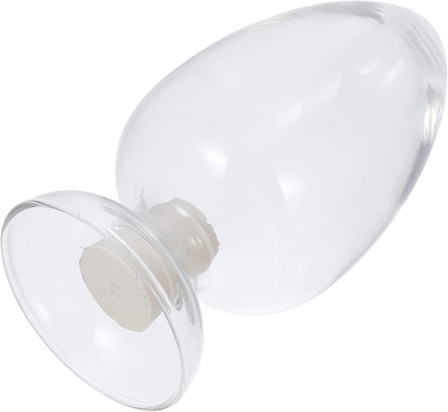 ARTIBETTER 1pc Glass Conical Sample Bottle Stopper Laboratory Storage Smooth for Experiments and Research and Lightweight Glass