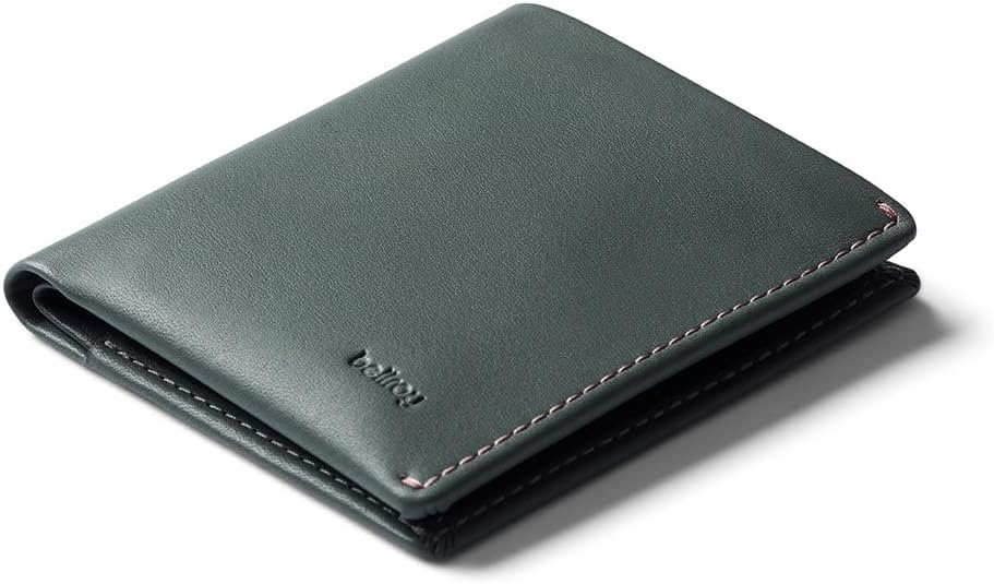 Note Wallet (Slim Leather Bifold Design, RFID Blocking, Holds 4-11 Cards, Coin Pouch, Flat Note Section)