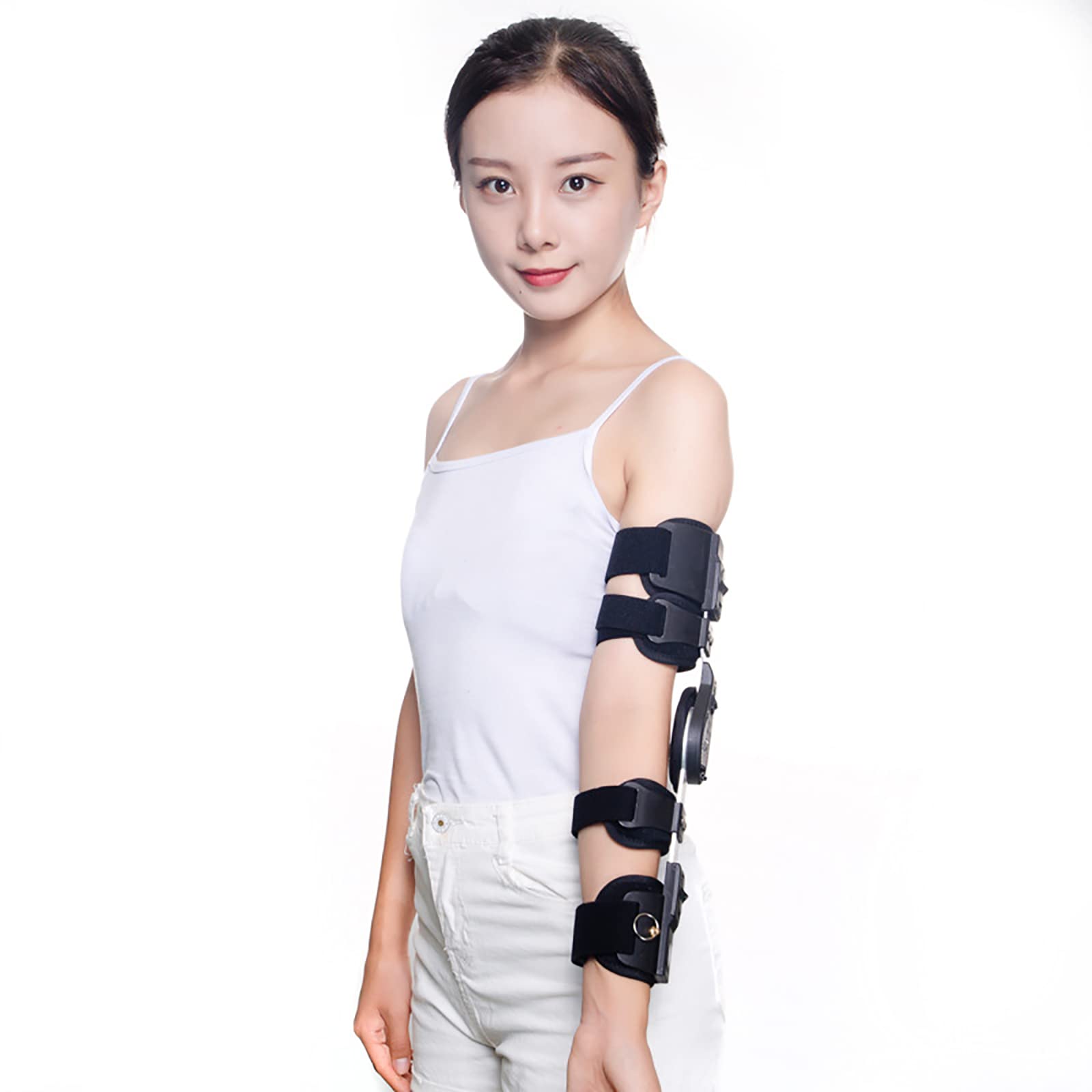 Cabestrillo para Brazo, Soporte Ajustable para el Codo, Soporte de fijación de la articulación del Codo, Protector de Fractura, recuperación Posterior a la lesión, Lado Derecho