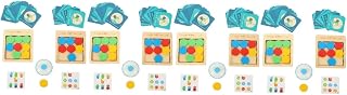 4 Conjuntos De Quebra-Cabeças De Madeira De Aprendizagem Emocional Para Blocos De Construção Para Playset Infantil Blocos De Madeira Blocos De Madeira Para Bloco De Empurrar De