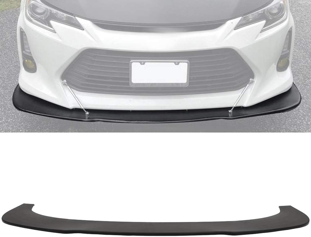 Front Lip Body Kit PU Fits for Most Cars Universal Front Bumper Lip Chin Splitter Spoiler Matte Black Air Dam