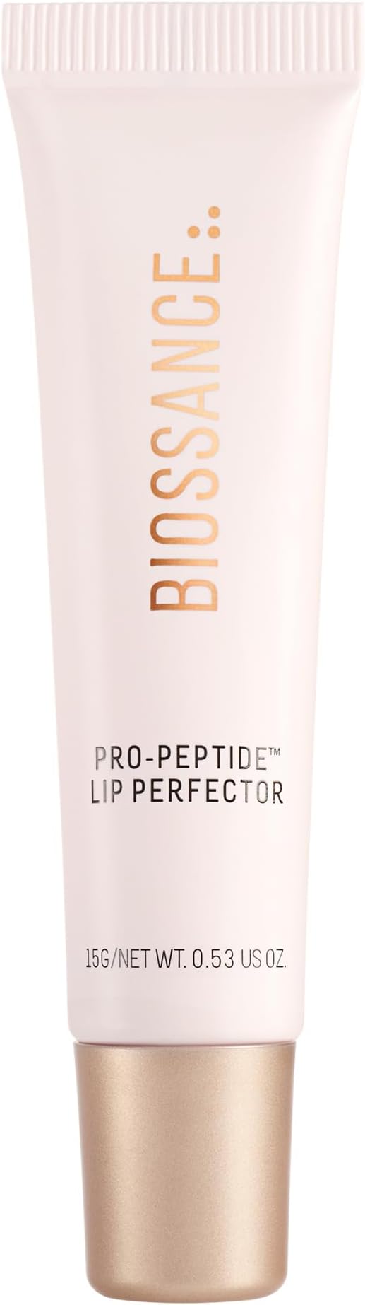 Biossance Pro-Peptideリップパーフェクター – トリプルトリートビーガンリップクリーム – プロペプチドとヒアルロン酸で深く潤い– 自然なリップカラーを高めます – H2Glowのシルキーで光沢のあるフィニッシュ、クリア