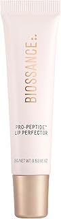 BIOSSANCE Pro-Peptide Lip Perfector – Triple-Treat Vegan Lip Balm – Deeply Hydrating with Pro-Peptides & Hyaluronic Acid – Enhances Natural Lip Color – Silky, Glossy Finish