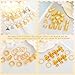 314 Pcs Hair Jewelry for Women Loc Jewelry for Hair Dreadlocks, Aluminum Gold Hair Charm for Braids, Dreadlock Accessories Hairs Decoration with Ring Cuffs Charms for Hairs Braids Accessories