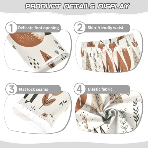 Toddler Girls Leggings Printed Yoga Pants Leggings Foxes Elements for Kids3