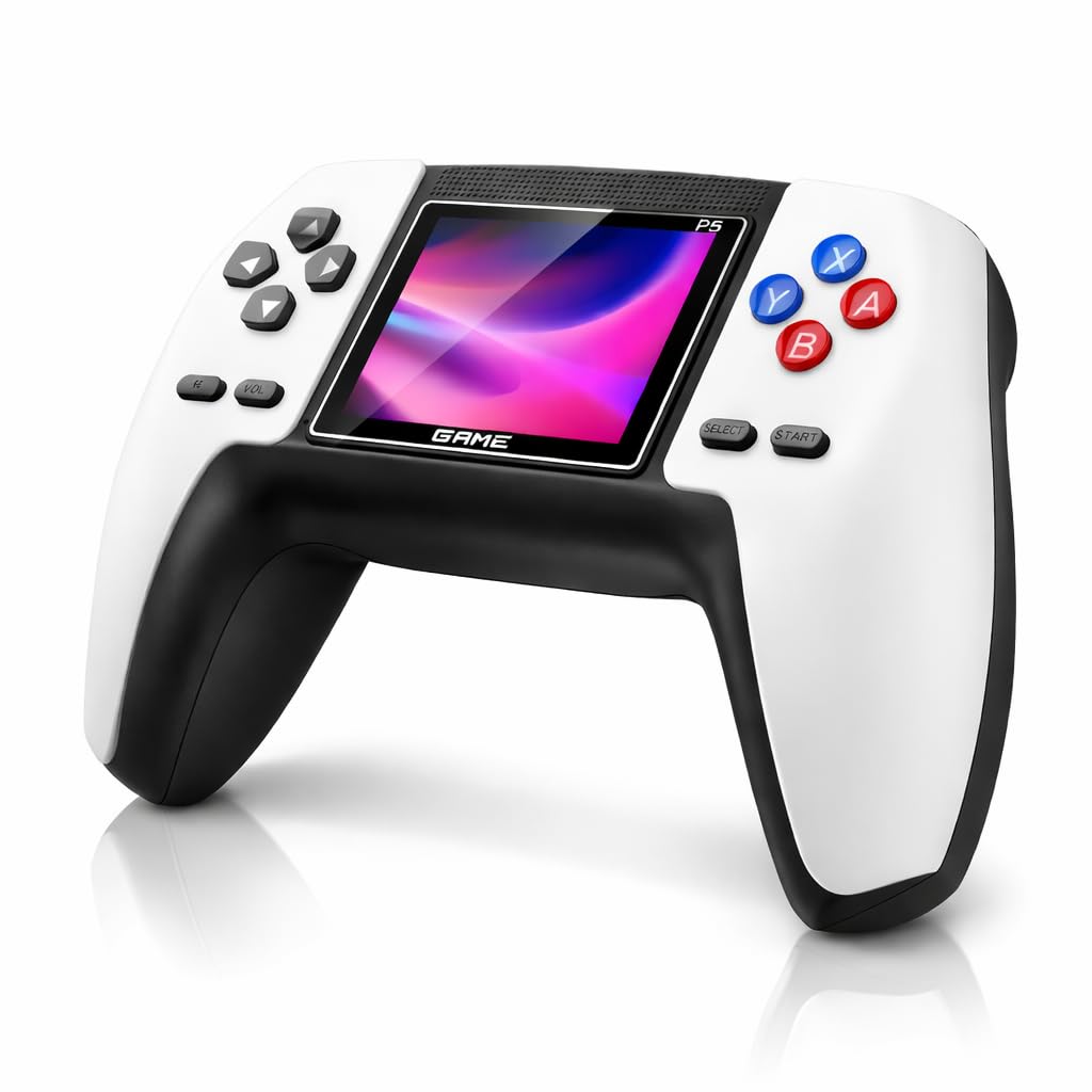 Amazon | 【懐かしゲーム500種】レトロゲーム内蔵 ポータブルゲーム機