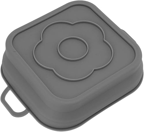 Miniatura 5 de 2 Pcs Fryer Silicone Pot Silicone Handles Fryer Silicone Basket (Grey)