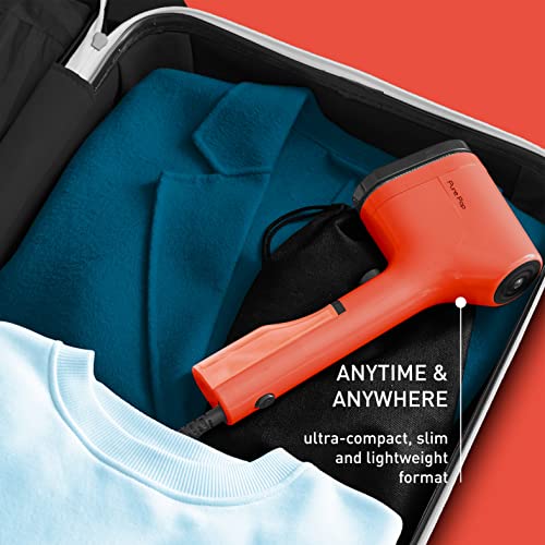 Tefal Pure Pop Slim Handheld Clothes Steamer, No Ironing Board Needed, Ready to Use in 15 Seconds, 70ml Detachable Water Tank, Travel Iron, Garment Steamer, Red, DT2022 - Image 5