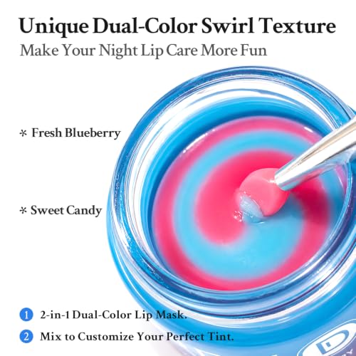 SPODARE Blueberry Lip Mask Overnight Swirl Lip Sleeping 12g - image 2