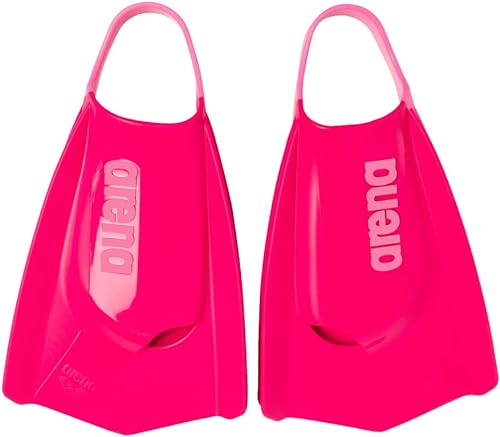 Miniatura 15 de Arena Unisex Adult Powerfin Pro II - Aletas de entrenamiento para natación para hombres y mujeres, lámina corta de silicona, reversibles, Negro