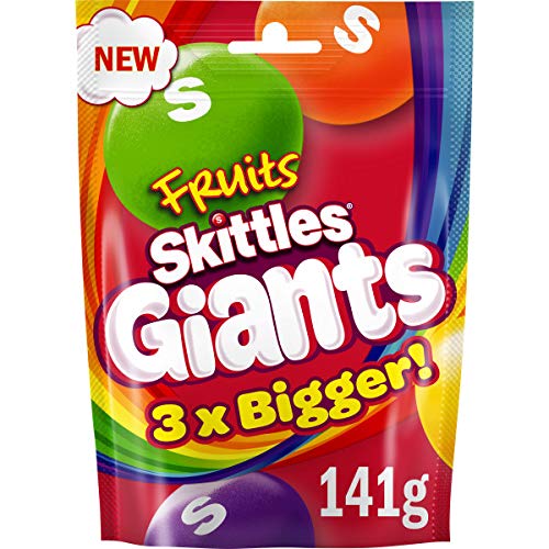 SKITTLES Giants 3 bolos más grandes, 1 paquete suministrado 141 g