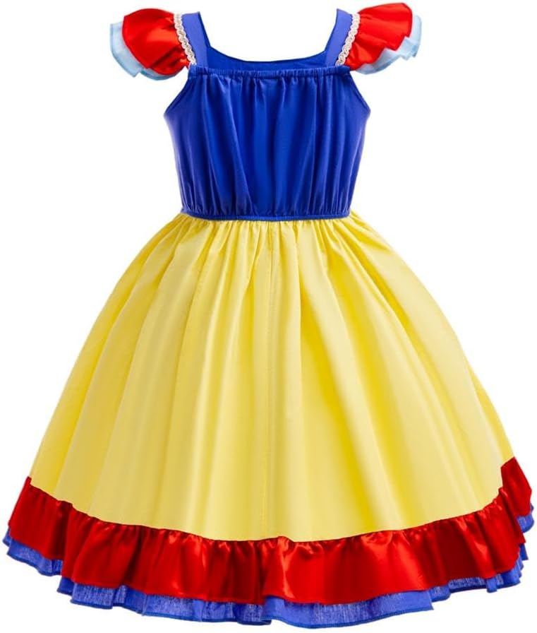 Dressy Daisy Baby Toddler Little Girls Princess Everyday Play Dress Halloween Costume Birthday Party Clothes Outfit - Image 2