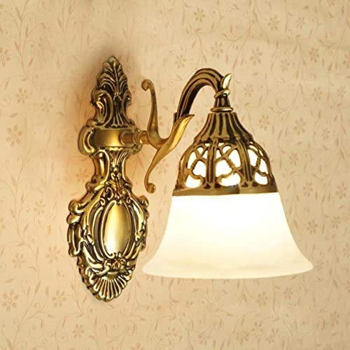Image of WHITERAY Metal Black Antique Designer Imported Wall Light Wall Lamp for Bedroom, Living Room,Kitchen, Bars, Malls, Besides The Bed, Balcony Home Decoration ((1109 (Pack of 1), with Bulb))