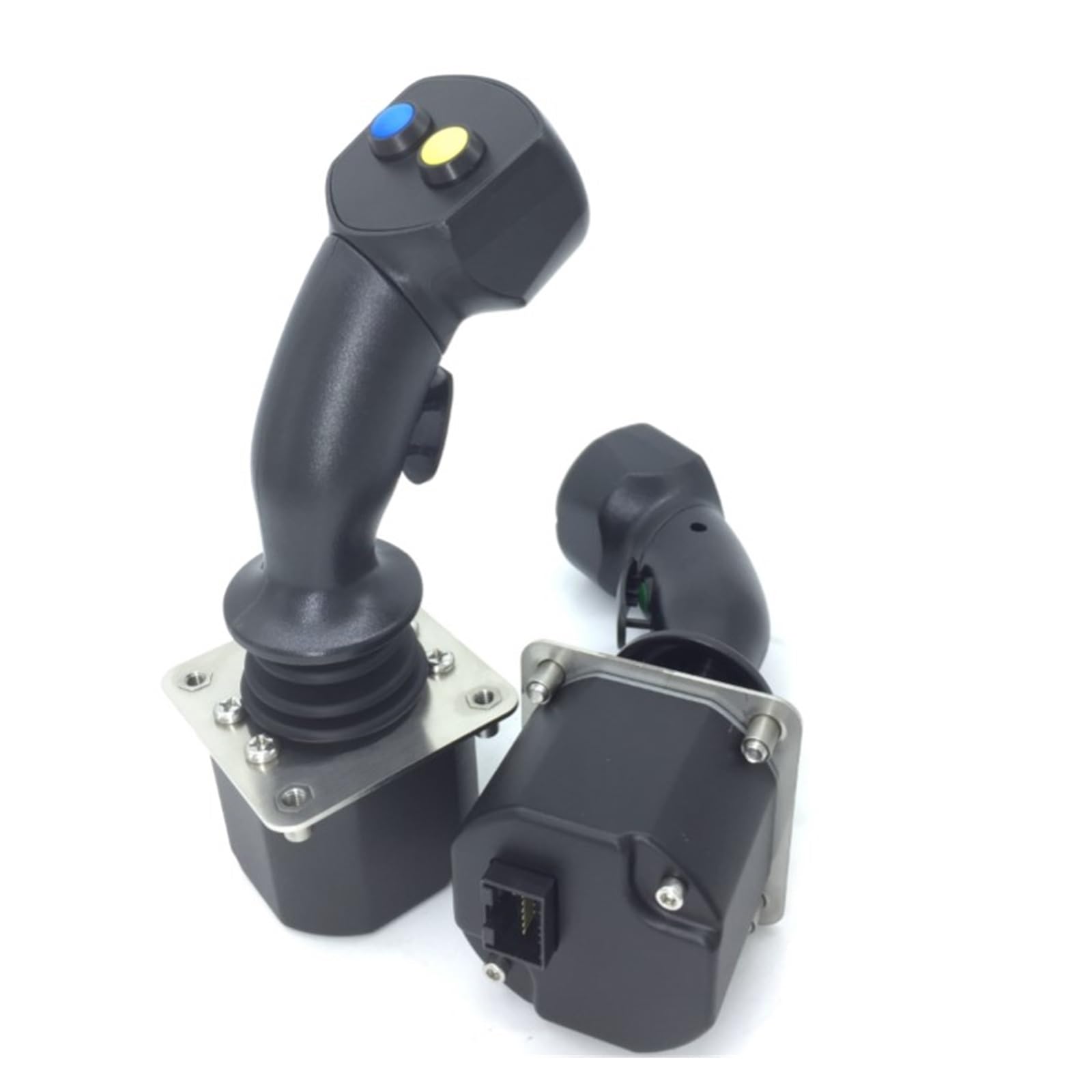 Joysticki, Jednoosiowe pozycjonowanie oporu popychacza 61A2 z wyczuciem środkowego biegu, uchwyt kołyskowy Halla, joystick przemysłowy popychacz inteligentnej łodzi wycieczkowej jachtu(12v,RS232)