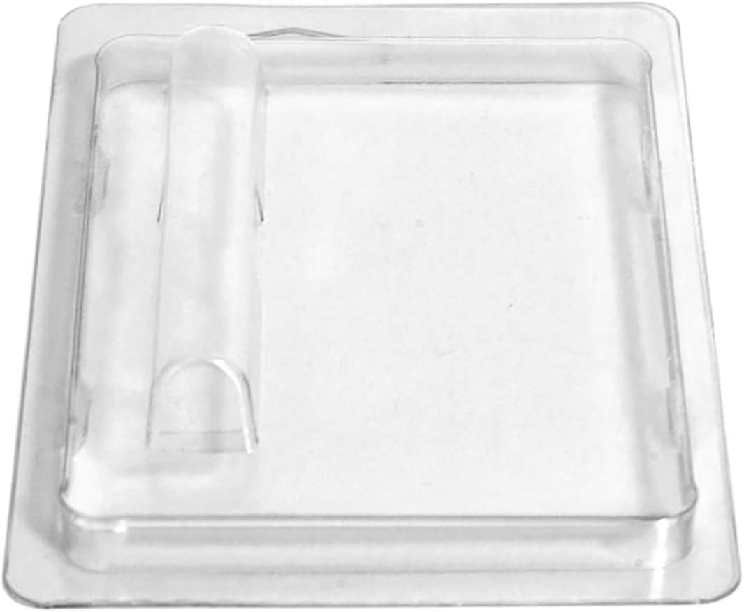 Clamshell Cartridge Packaging 1ml x 200 | Round Tip Clamshell Containers | Clear Clam Shell Container with Hang Holes (200 Count)