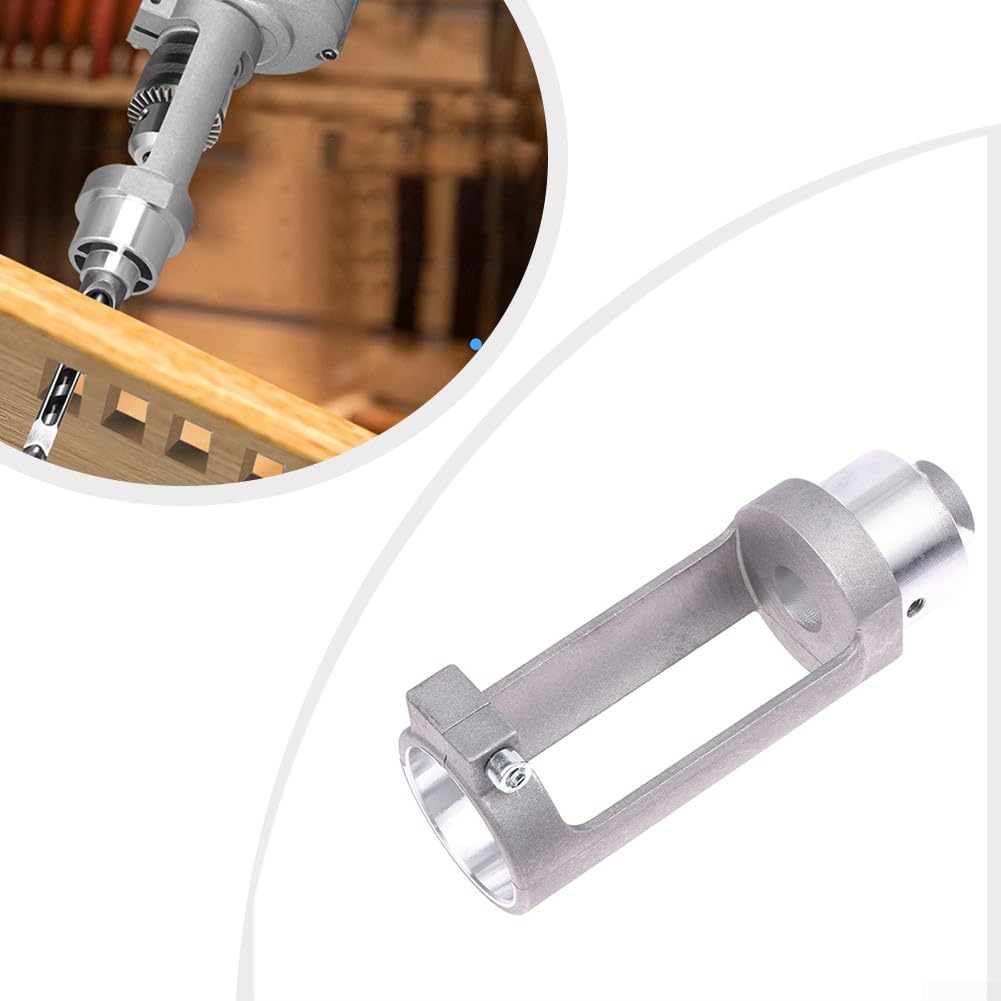 Adaptateur de foret à trou carré, adaptateur de foret en alliage d'aluminium, outil de forage à mortaise pour perceuse manuelle, travail du bois