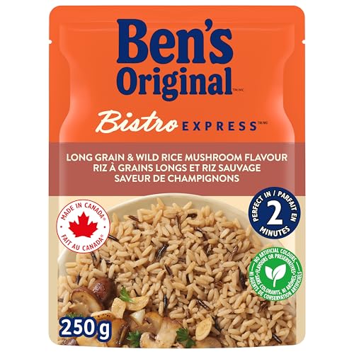 BEN'S ORIGINAL™ BISTRO EXPRESS™ Long Grain & Wild Rice Mushroom Flavour, 250g