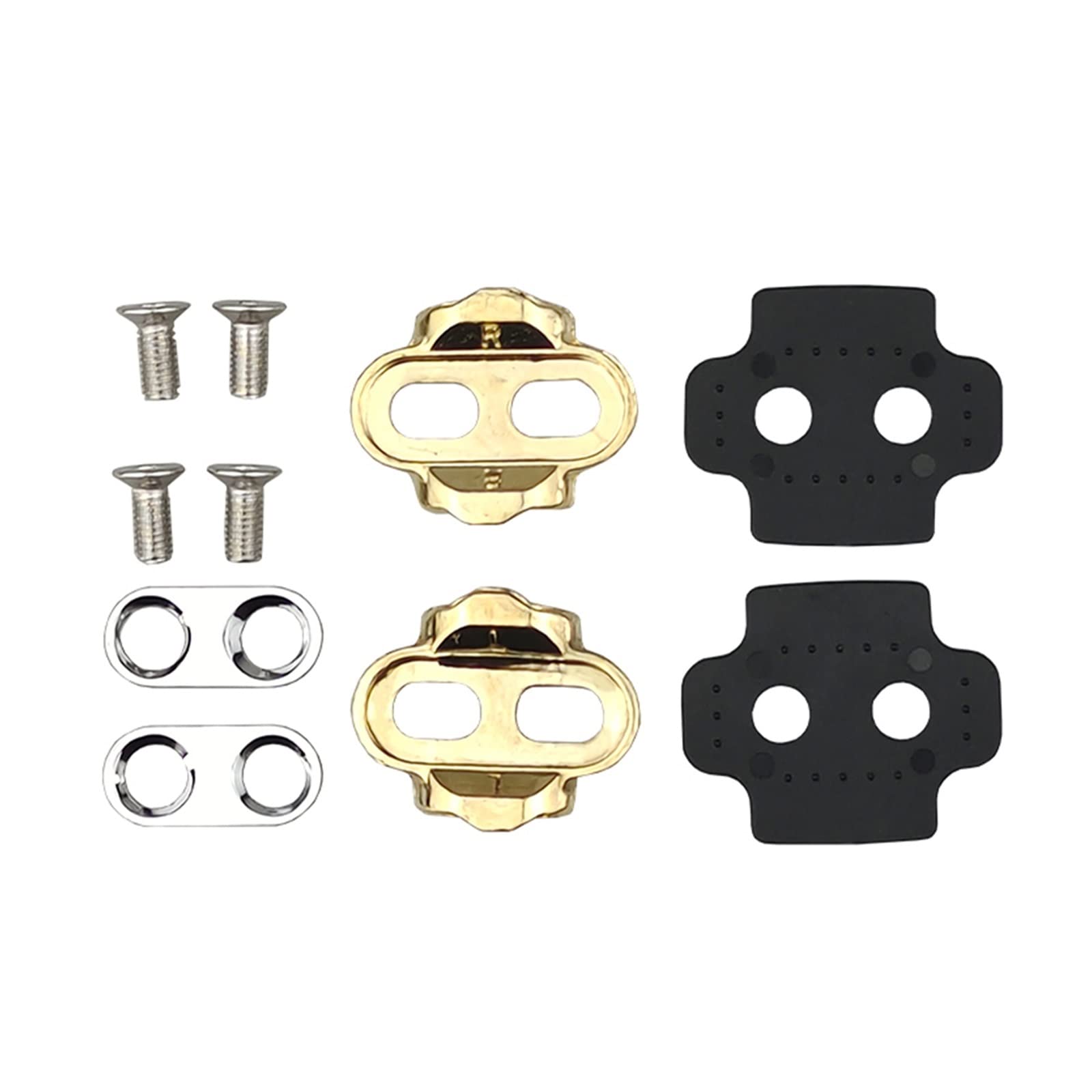 SHENGDELI Tao Pin Bike Premium Pedals Cleats Mountain Bike Compatible With Crank Brother Compatible With Eggbeater Candy Mallet Pedal Copper MTB Accessories Tao Pin