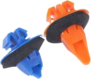 TGPGZHZFNA Kit de 50 clips de nailon for moldura de puerta, panel basculante 75495-35010 75397-35010 compatible for Toyota 4Runner RAV4 FJ Cruiser Highlander Sujetadores automotrices