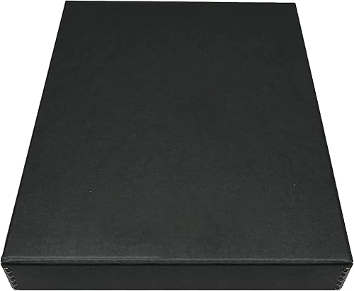 Miniatura 1 de Golden State Art, Archival - Caja de almacenamiento de 16 x 20 pulgadas, diseño de concha con borde de metal, conserva y almacena fotos, documentos,