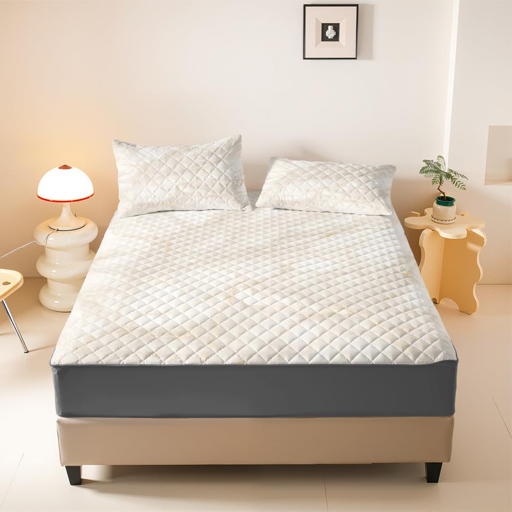 Morbuy Alèse Imperméable Matelassée (Golden Cloud 5,160x200cm)