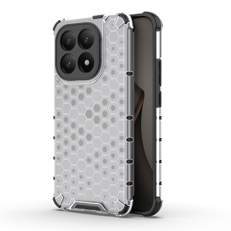 Image of Plastic Bumper Back Case Cover for Xiaomi 15T / Mi 15T 5G (Transparent)