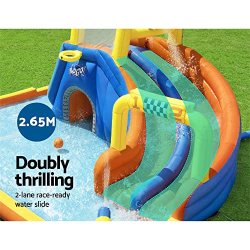 Bestway H2OGO!™ Mega Wasserpark, Super Speedway, 551 x 502 x 265 cm, mit Dauergebläse