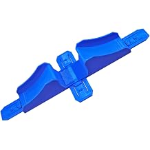 Cross Shape Racetrack Connectors with Ramp Compatible with Hot Wheels Track, Track Builder Pieces, 1 Pack