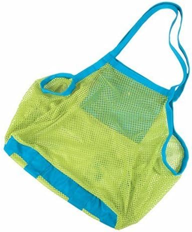 ZHLLExtra Large Beach Mesh Tote Bag Beach Toys Shell Bag Stay Away from Sand Lightweigh Toy Organizer Storage Bag,Perfect for Holding Childrens' Toys