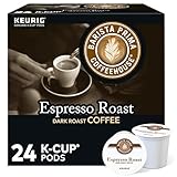 Barista Prima Coffeehouse Espresso Roast Coffee, Keurig Single Serve K-Cup Pods, 96 Count