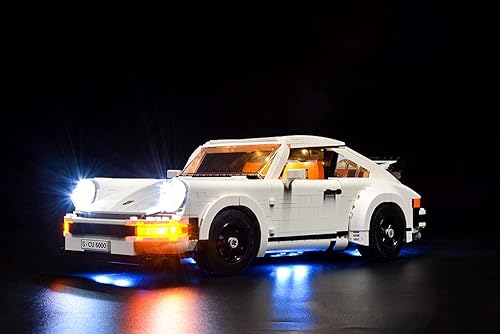 Kyglaring Juego de iluminación LED para (kit de construcción Porsche 911) - Kit de luces compatible con el modelo de bloques de construcción Lego
