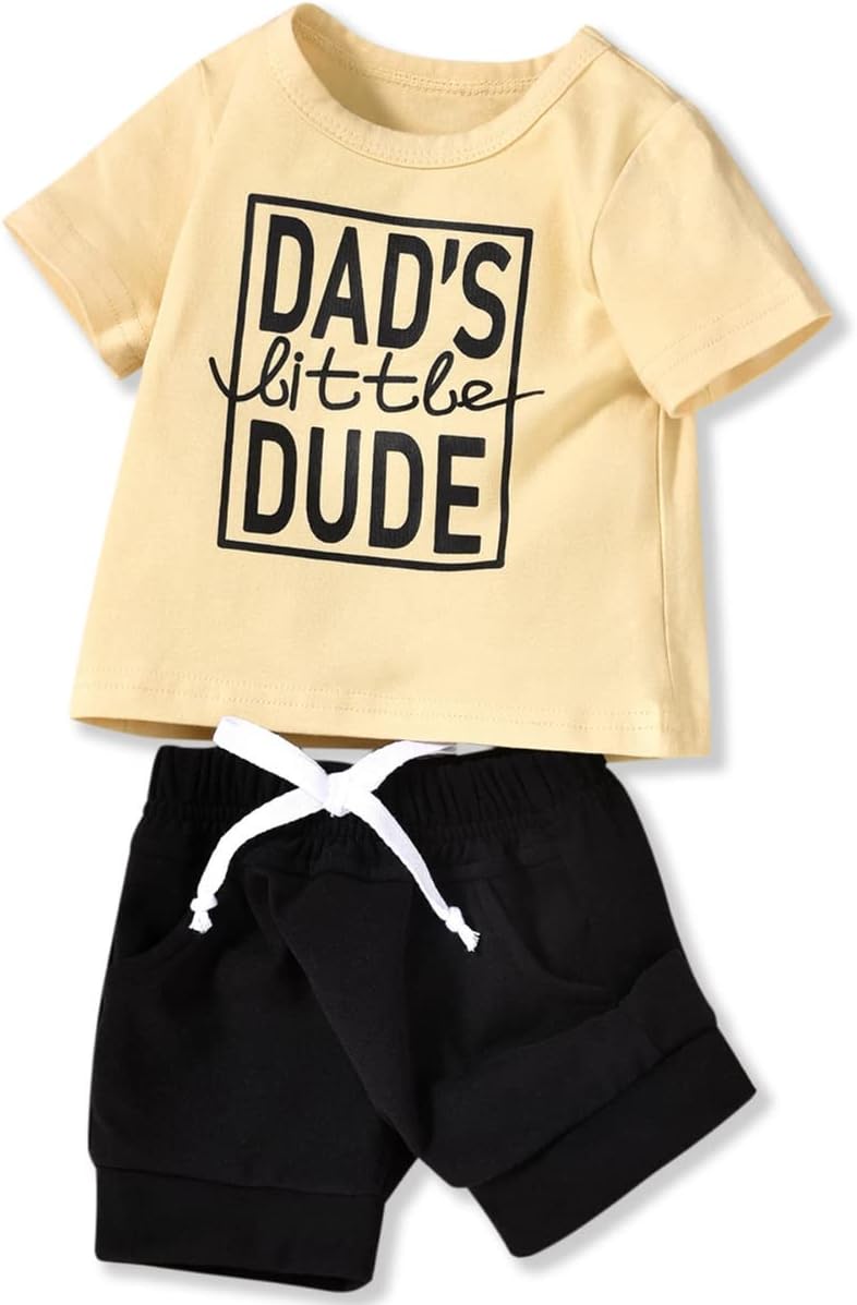 Aalizzwell Newborn Infant Baby Boys Summer Outfit