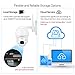 ZOSI 1080p PTZ Dome Wireless Security Camera Outdoor, Pan Tilt Zoom (4 x Digital) IP Camera, Two Way Audio, Color Night Vision, Motion Tracking, Light and Sound Alarms, Cloud Service/Microsd Support
