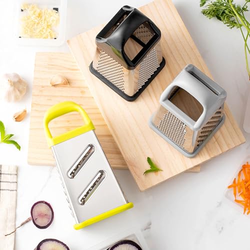 Rallador de Cocina 4 Lados Acero Inoxidable Multifuncional miniatura 4