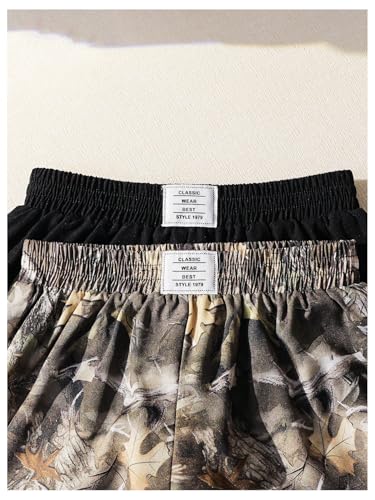 WDIRARA Toddler Girl's 2 Pack Shorts Camo Elastic Waist Athletic Shorts3