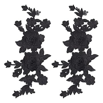 black on black embroidery