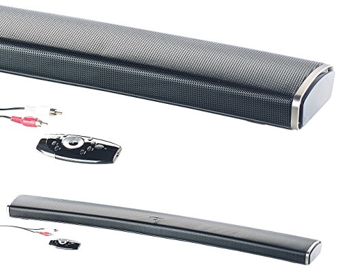 Stereo Soundbar: 2.1-HiFi-Soundbar MSX-550.cv für Curved-TV, 120 Watt, mit Bluetooth (Soundbar Handy)