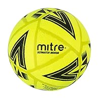 BUILT TO PERFORM: The Mitre Ultimatch Indoor Football has recently been updated to preform best in schools and sports halls on indoor or laminate surfaces. This essential is match level and idea for boy and girls of all ages DURABILITY and CONSTRUCTI...