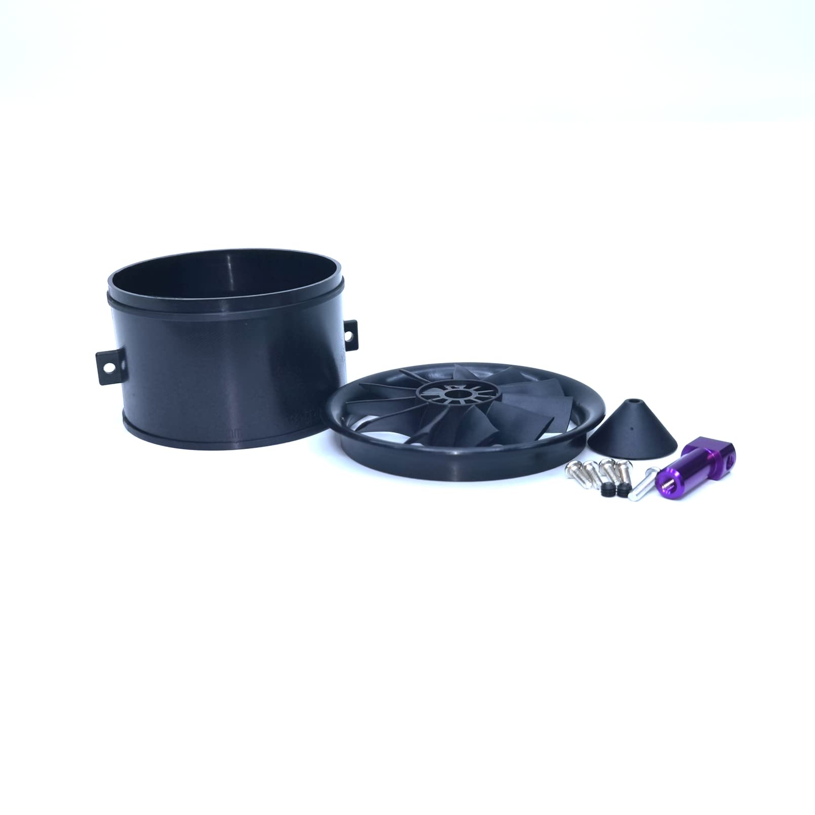 DoBoFo EDF 64mm Housing with Fan 11 Blades Without Motor, Electric Ducted Fan Without Motor for EDF 3S 4S,Hobby RC Jet Engine Propeller, Remote Control Model Replacement Airplane Parts DIY — image 1