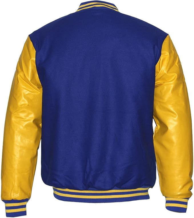 two tone varsity jacket