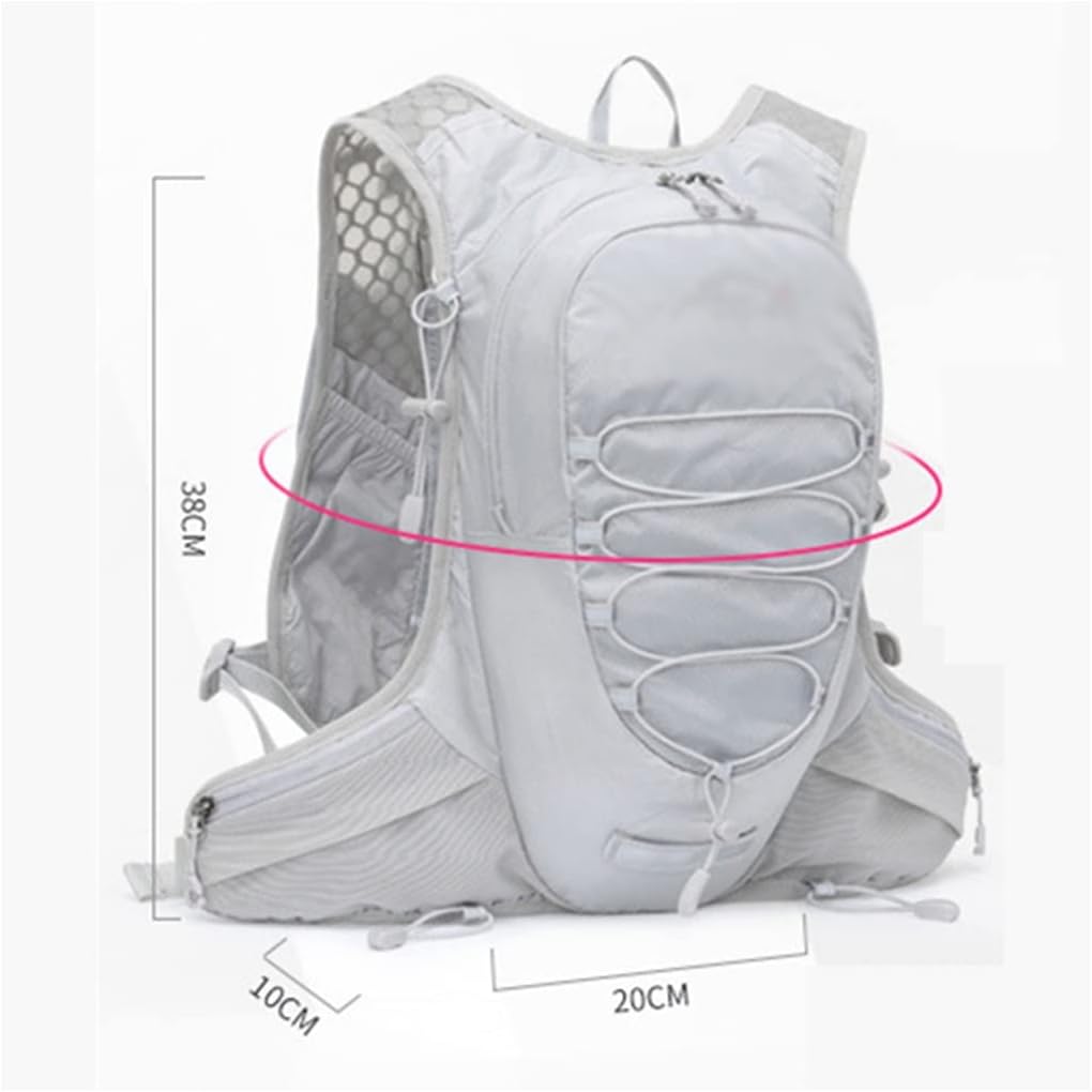 12L Light Bike Backpack Waterproof Hiking Cycling Bag Multi Pocket Fashion Outdoor Bag Breathable Bike Rucksack(C)