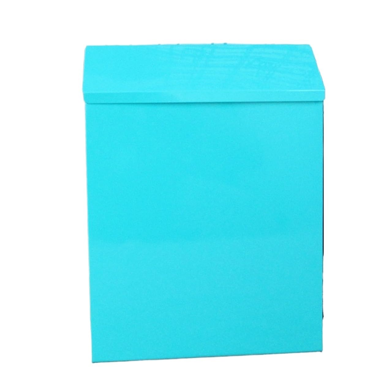 letter box, Outdoor Mailbox With Lock Box Hanging Secured Postbox Wall Mount Mail(Blue)
