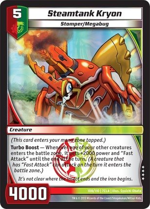 Kaijudo TCG - Steamtank Kryon (108/110) - Clash of the Duel Masters