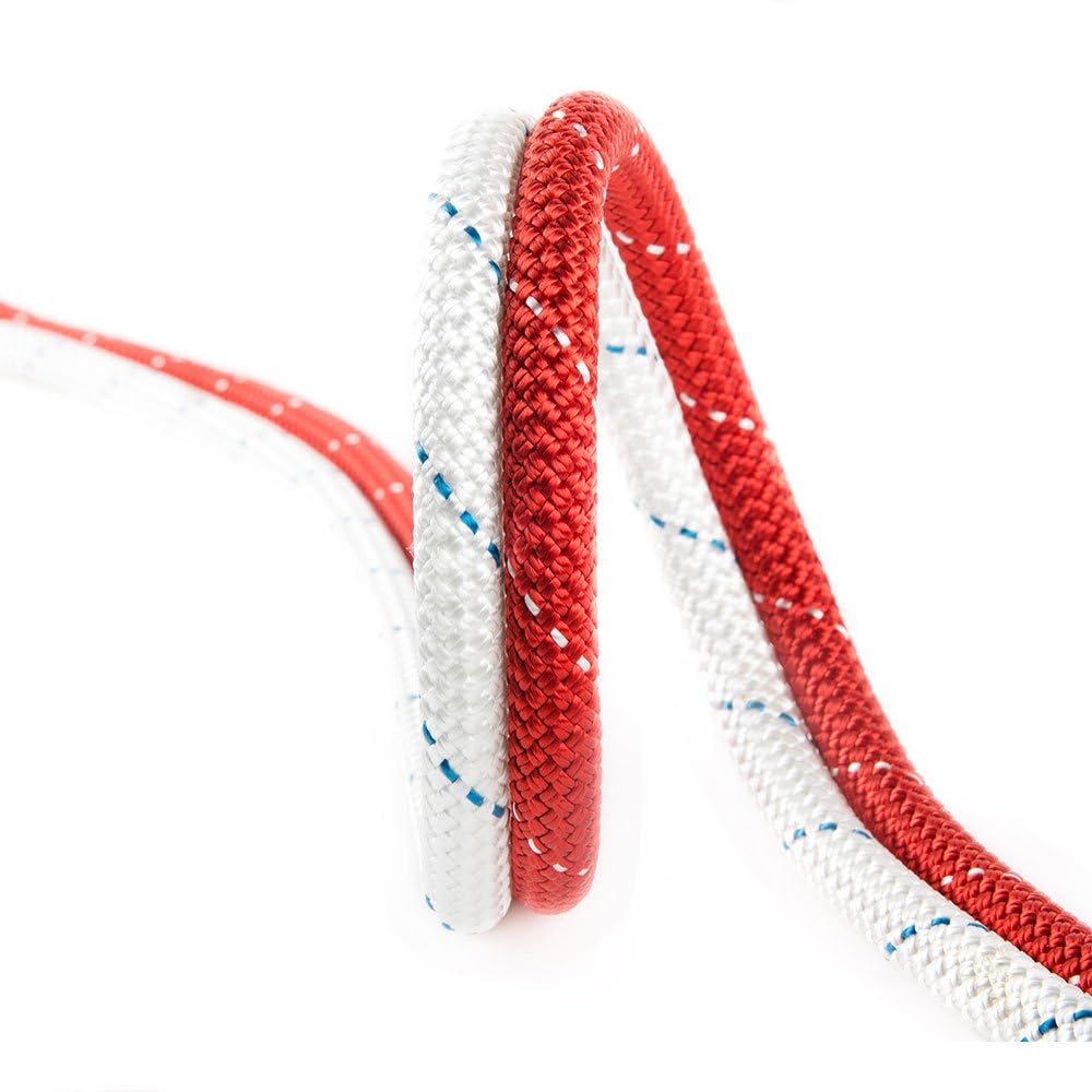Fixe - Cuerda Semiestática Multiusos RANGER 10,5mm - 100m - Cuerda Trabajos Verticales, Cuerda Semi-estática para Instalaciones Deportivas, Industria - Roja - Tipo A - Poliamida.