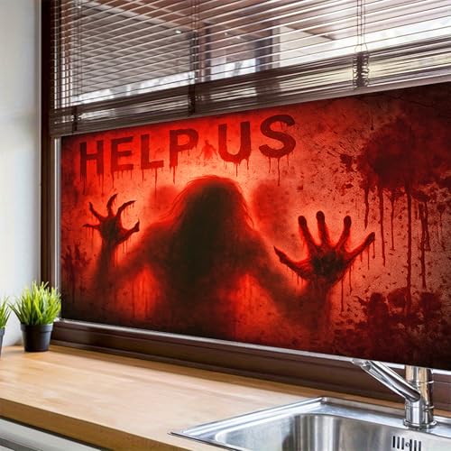Película decorativa para ventana Halloween 39.3x17.7 pulgadas miniatura 5