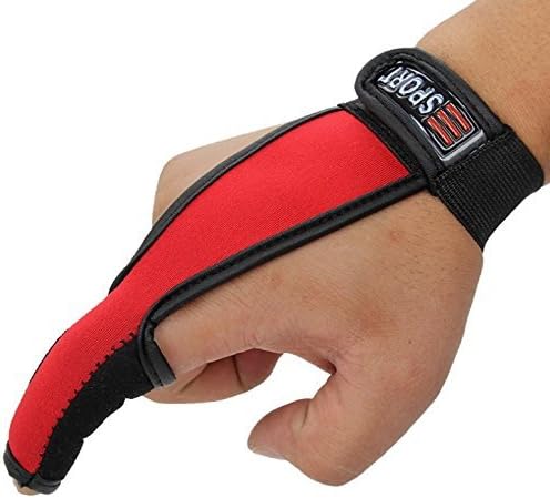 SYRINX Professional Neoprene Anti-slip Fishing Glove Single-finger Gloves Index Finger Protector - Black